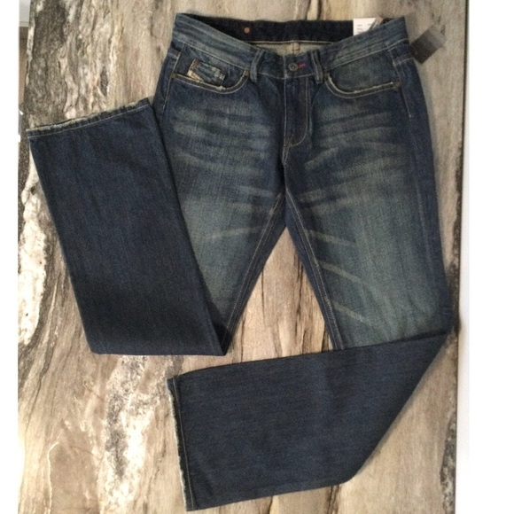 DIESEL Riden Jeans 28/32 Blue Denim Mid-Rise 0010CP - Picture 3 of 16